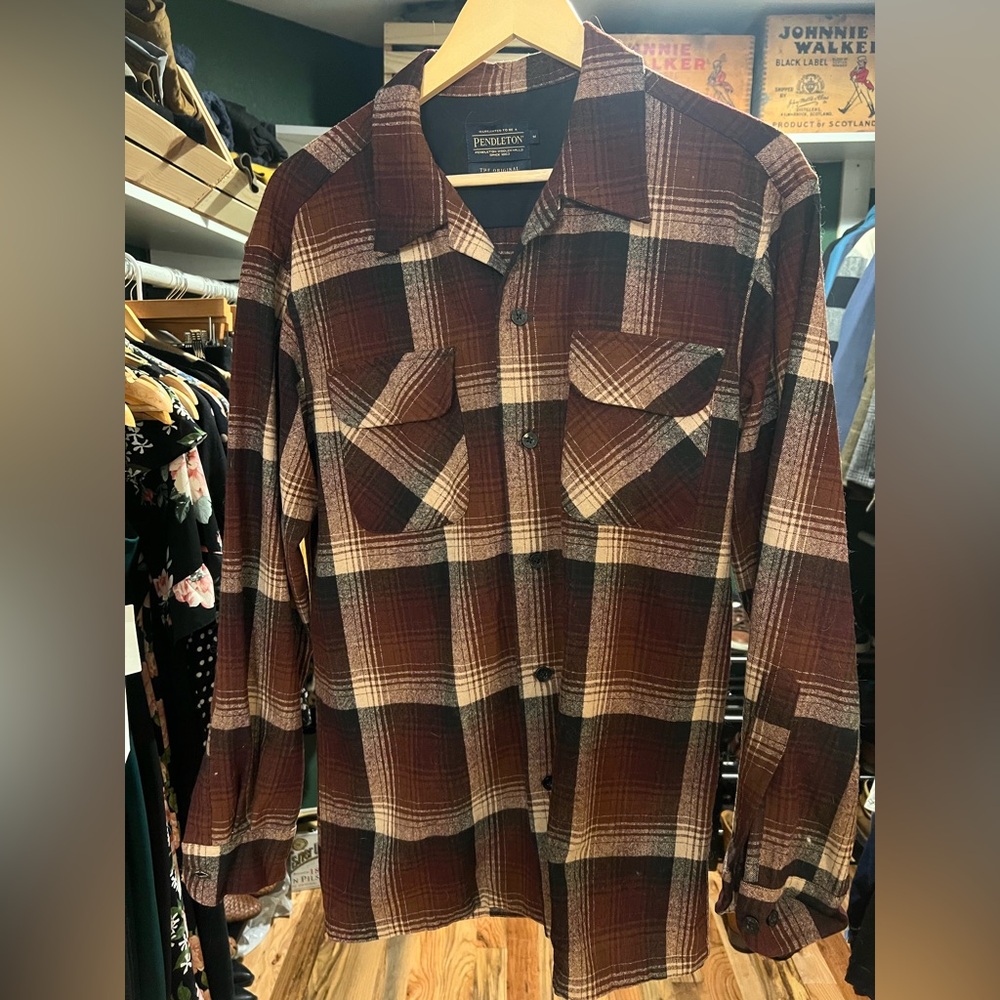 Pendleton Woolen Mills the Original Board Shirt Burgundy